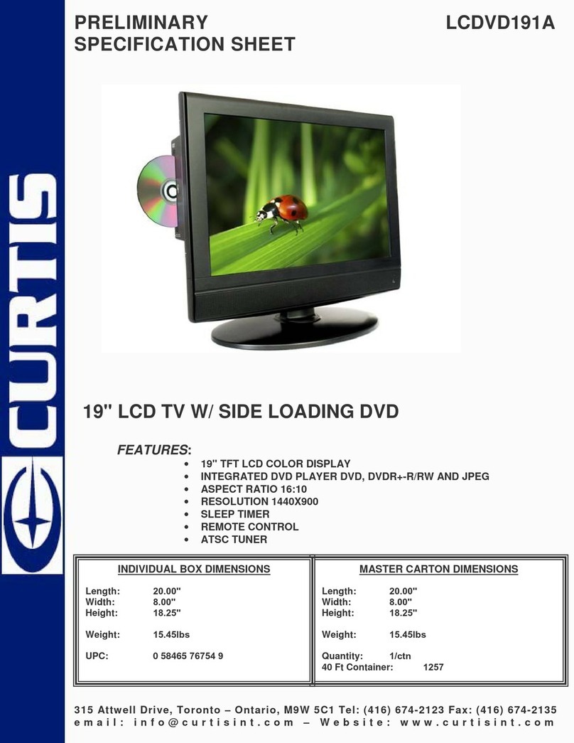 Curtis LCDVD191A User manual Curtis LCDVD191A User manual