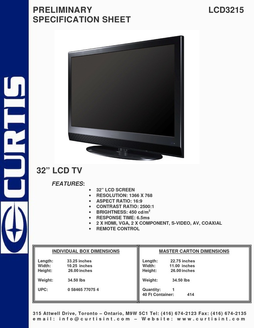 Curtis LCD3215 User manual