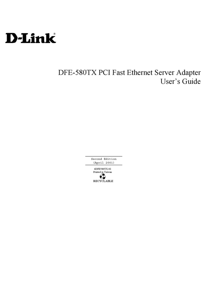 D-Link DFE-580TX User manual