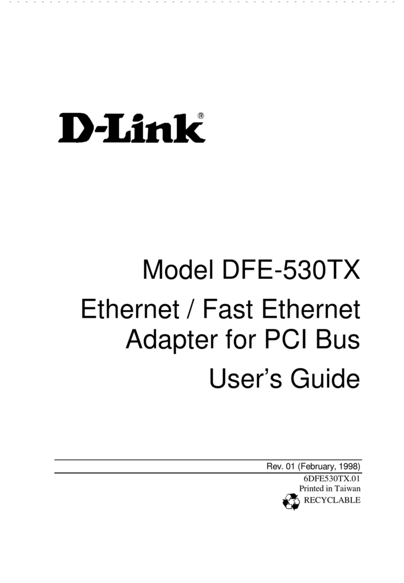 D-Link DFE-530TX User manual D-Link DFE-530TX User manual