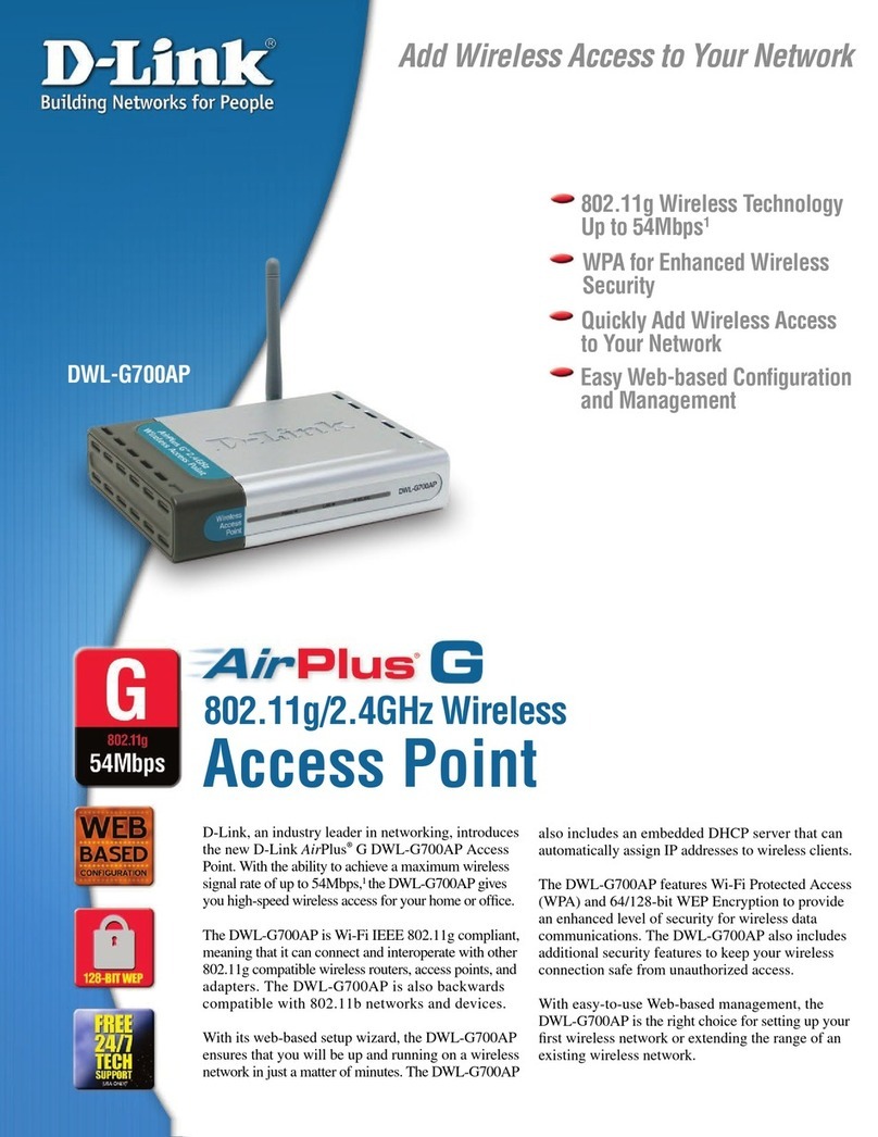 D-Link D DWL-G700AP DWL-G700AP User manual D-Link D DWL-G700AP DWL-G700AP User manual