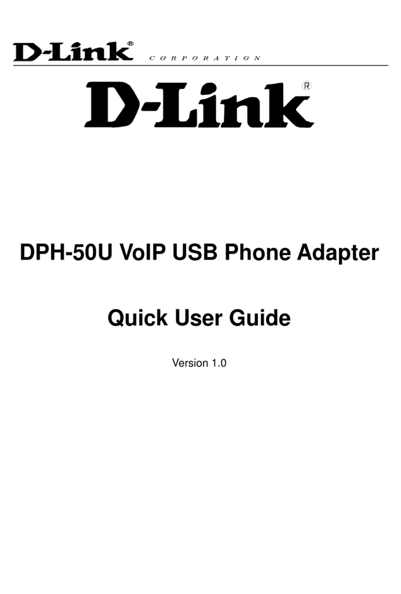 D-Link D DPH-50U DPH-50U Instruction manual
