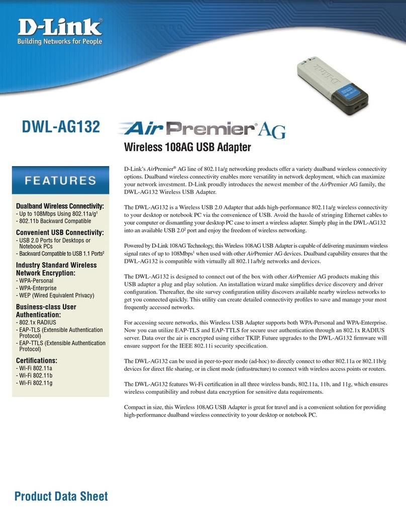 D-Link DWL-AG132 Operational manual D-Link DWL-AG132 Operational manual