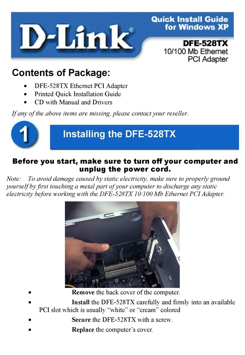 D-Link DFE-528TX User manual D-Link DFE-528TX User manual