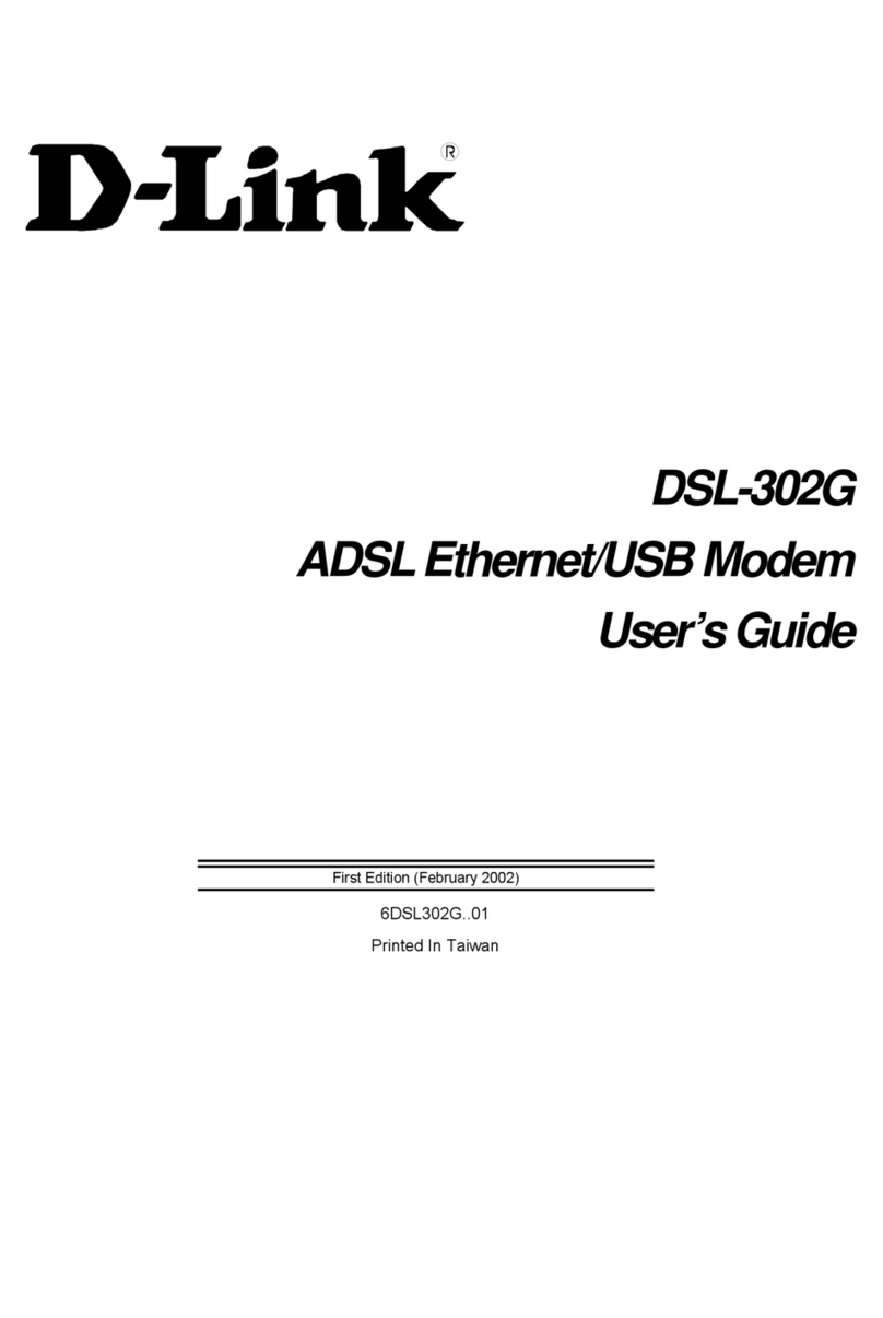 D-Link DSL-302G User manual