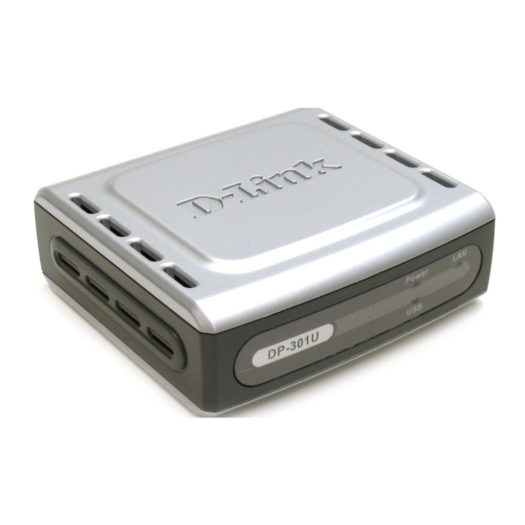 D-Link DP 301U User manual