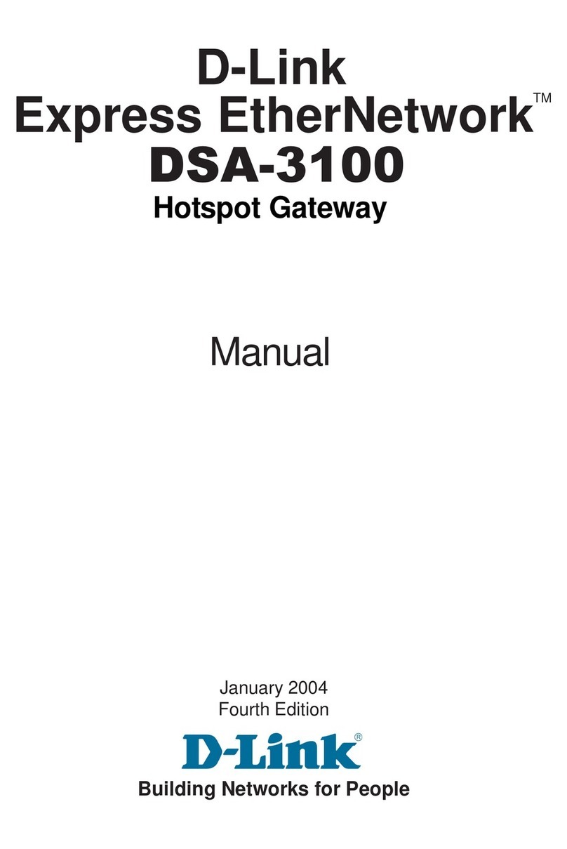 D-Link Airspot DSA-3100 User manual