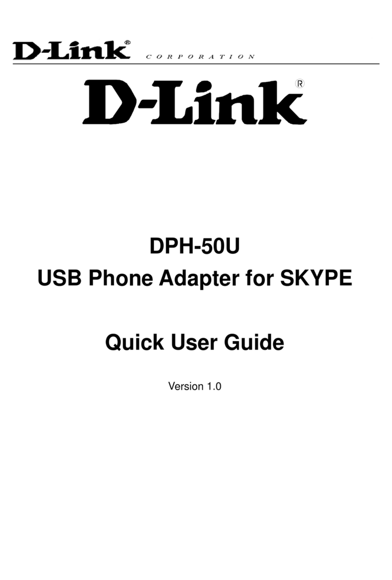 D-Link D DPH-50U DPH-50U Instruction manual