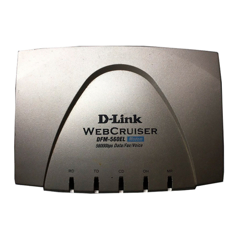 D-Link WebCruiser DFM-560EL User manual