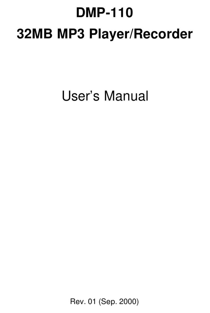 D-Link DMP-110 - 32 MB Digital Player User manual