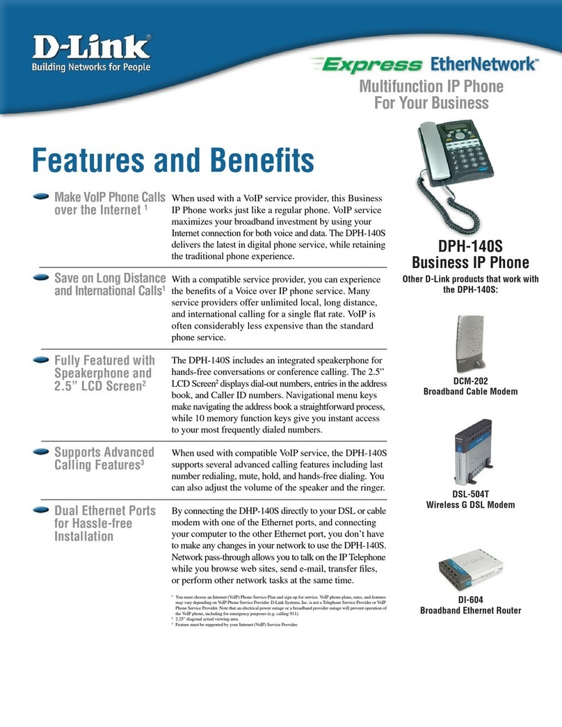 D-Link EXPRESS ETHERNETWORK DPH-140S User manual