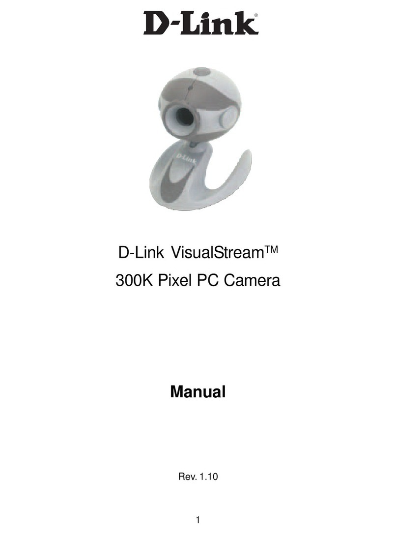 D-Link VisualStream 300K Pixel PC Camera User manual D-Link VisualStream 300K Pixel PC Camera User manual