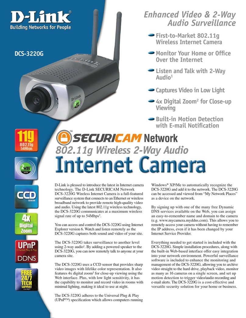 D-Link SECURICAM Network DCS-3220G User manual D-Link SECURICAM Network DCS-3220G User manual