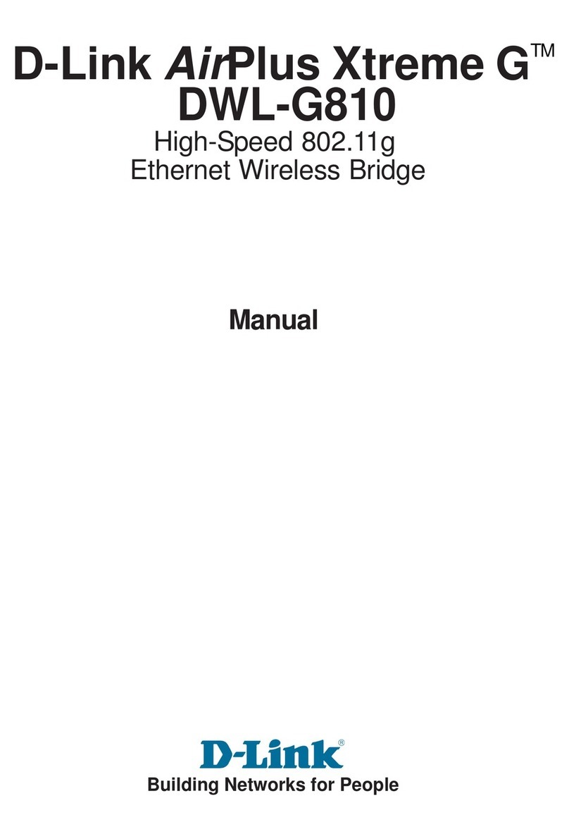 D-Link AirPlus XtremeG Ethernet-to-Wireless Bridge... User manual