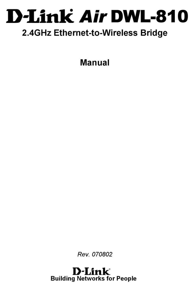 D-Link AirPlus DWL-810 User manual
