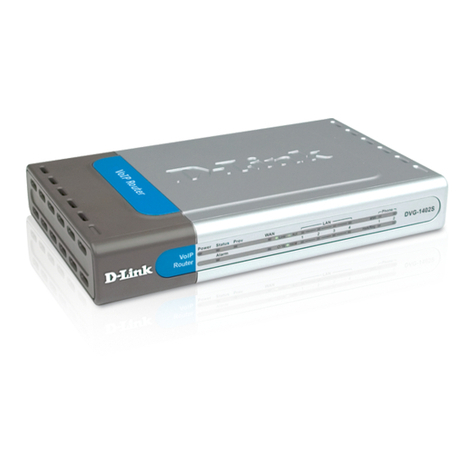 D-Link 2Voice + 4SW VoIP Router DVG-1402S User manual D-Link 2Voice + 4SW VoIP Router DVG-1402S User manual