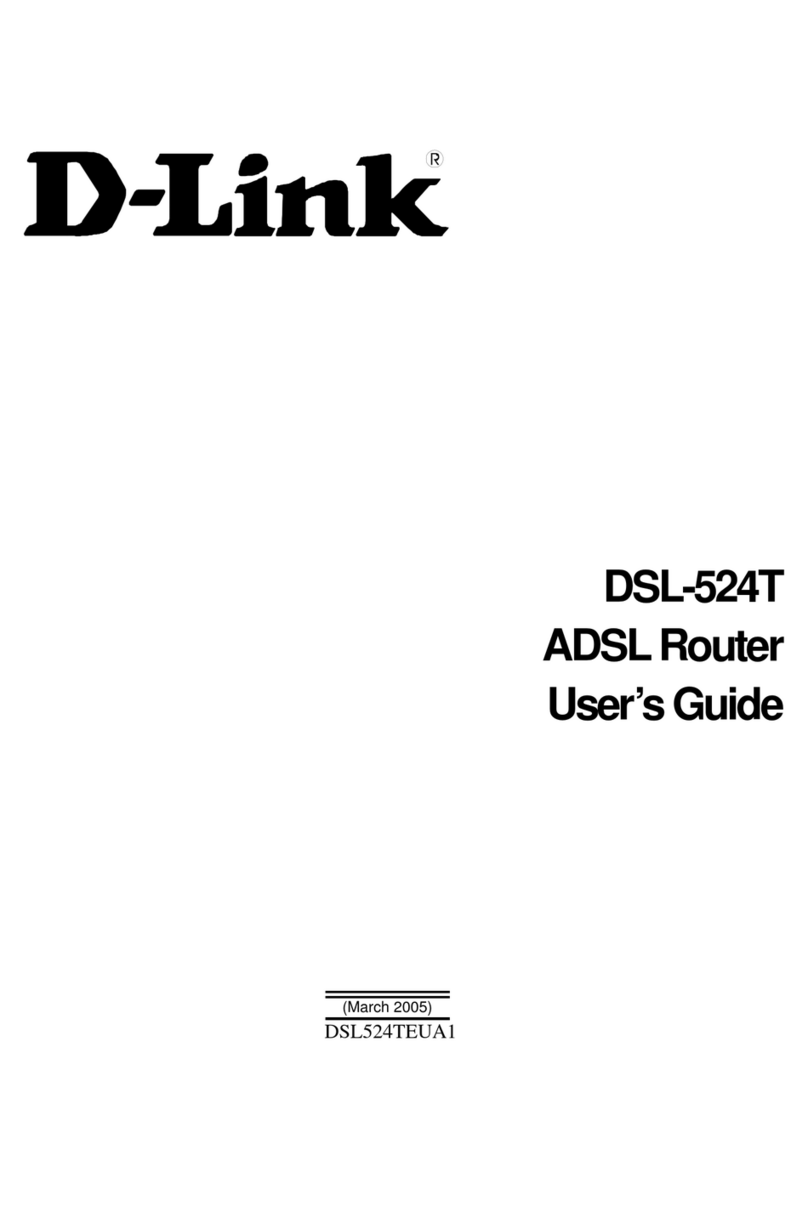 D-Link DSL-524T User manual D-Link DSL-524T User manual