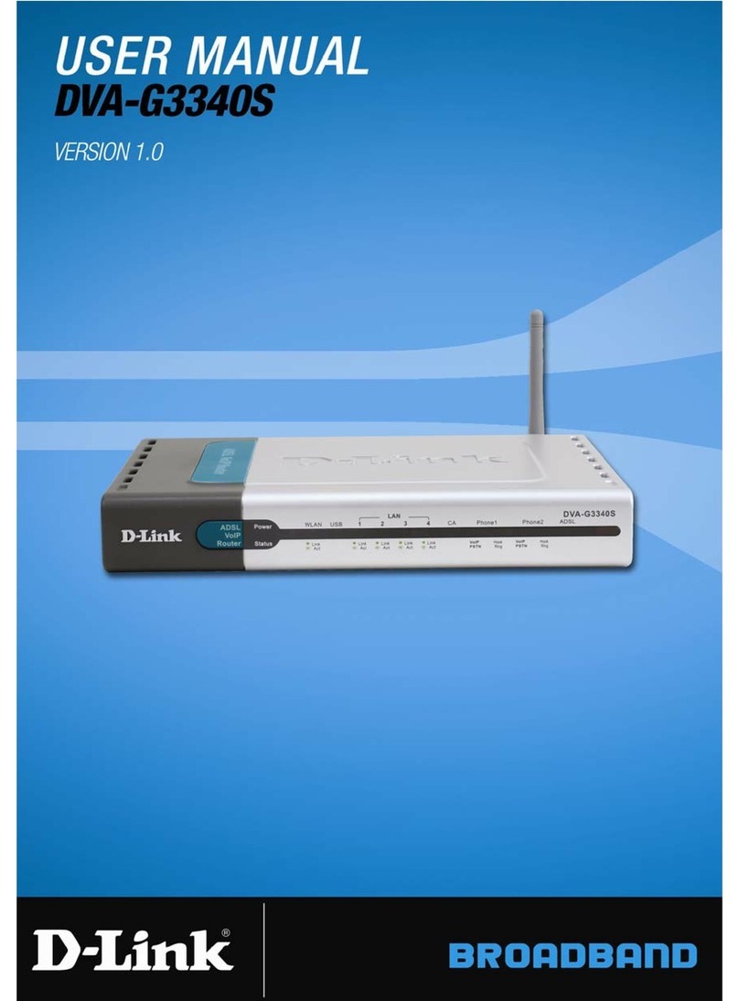 D-Link DVA-G3340S User manual