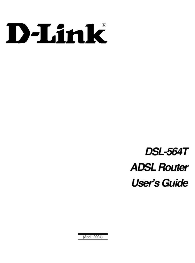 D-Link DSL-564T User manual D-Link DSL-564T User manual