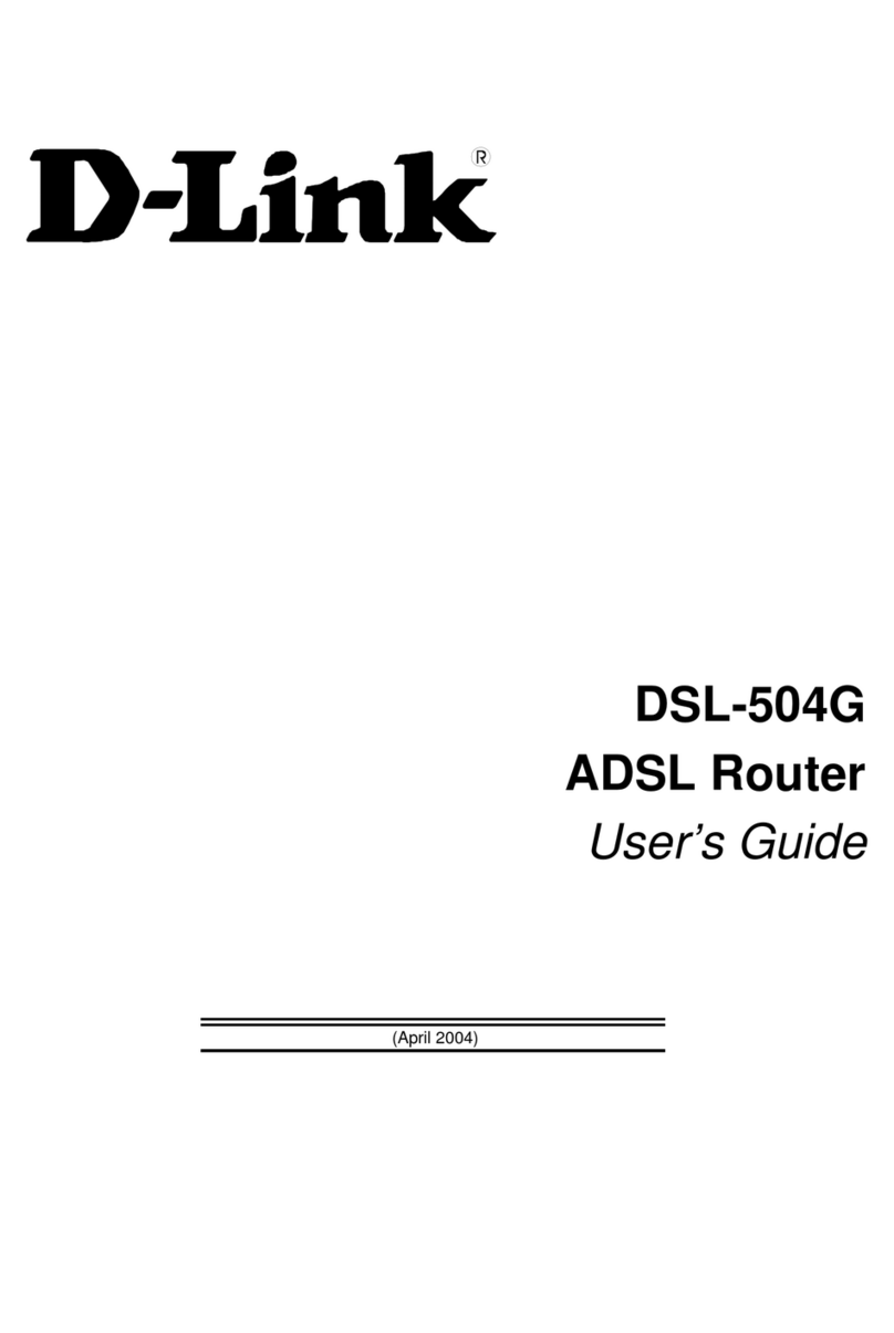 D-Link DSL-504G User manual