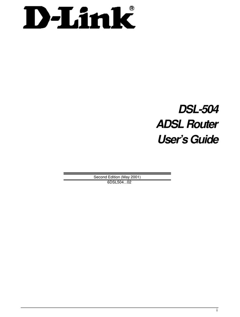 D-Link DSL-504 User manual