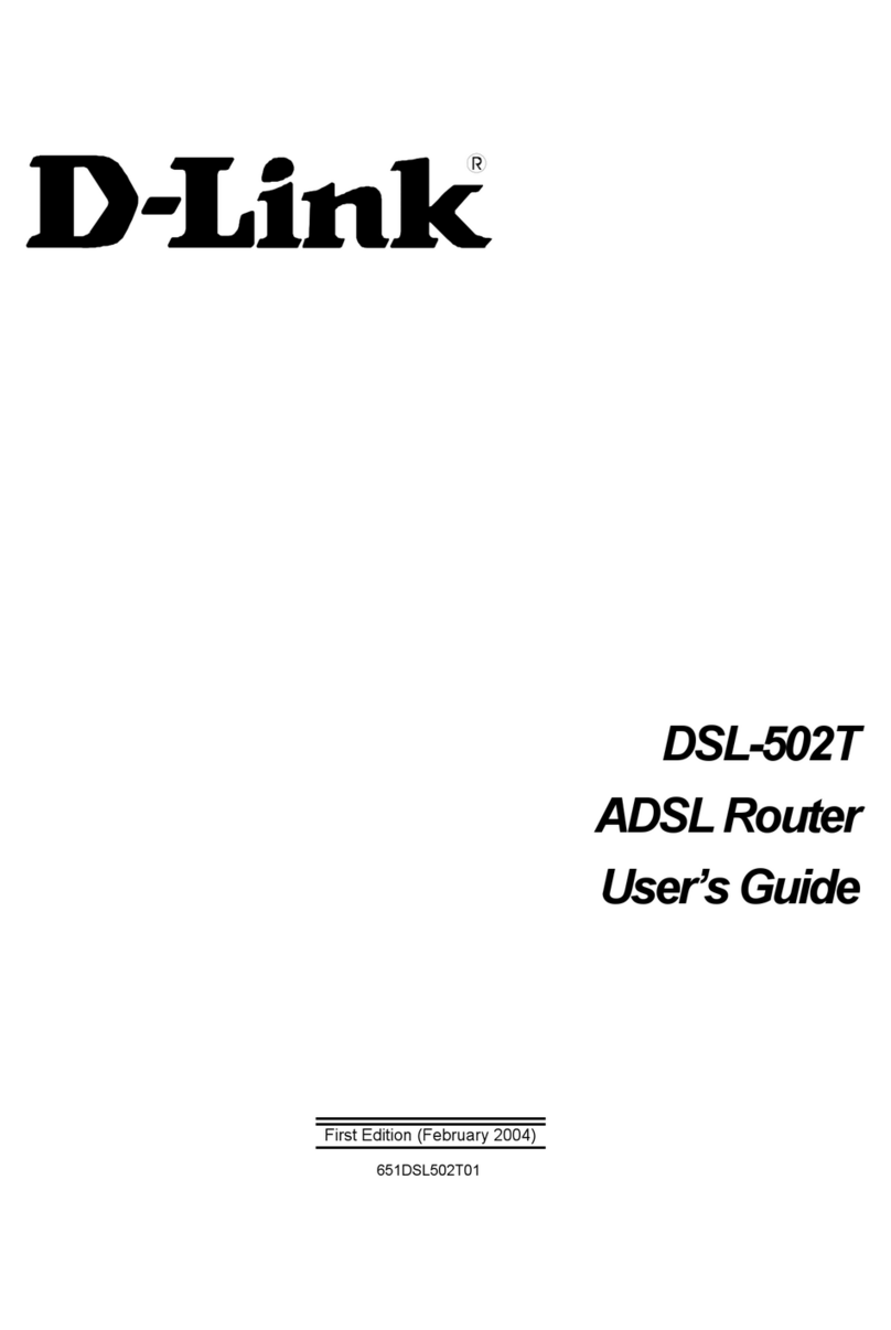 D-Link DSL-502T User manual D-Link DSL-502T User manual