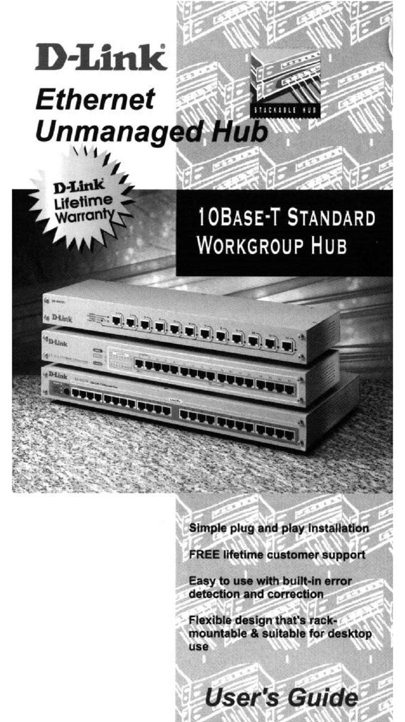 D-Link DE-81 6TP User manual