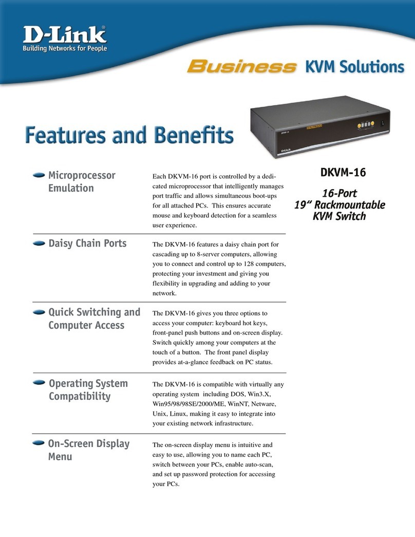 D-Link DKVM-16 - KVM Switch User manual