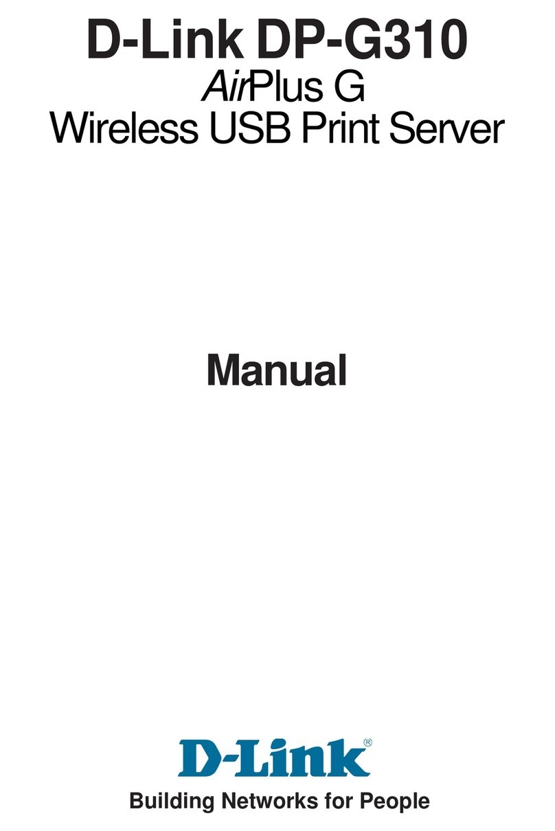 D-Link AirPlus DP-G310 User manual