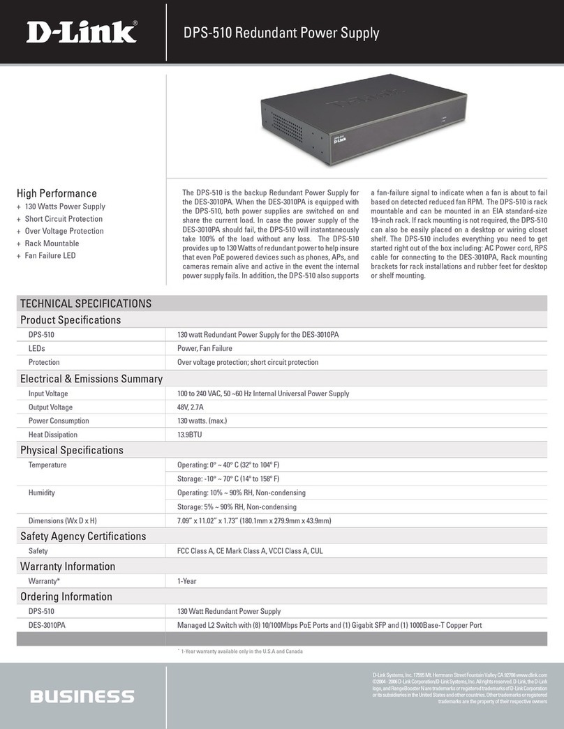D-Link DPS-510 User manual D-Link DPS-510 User manual