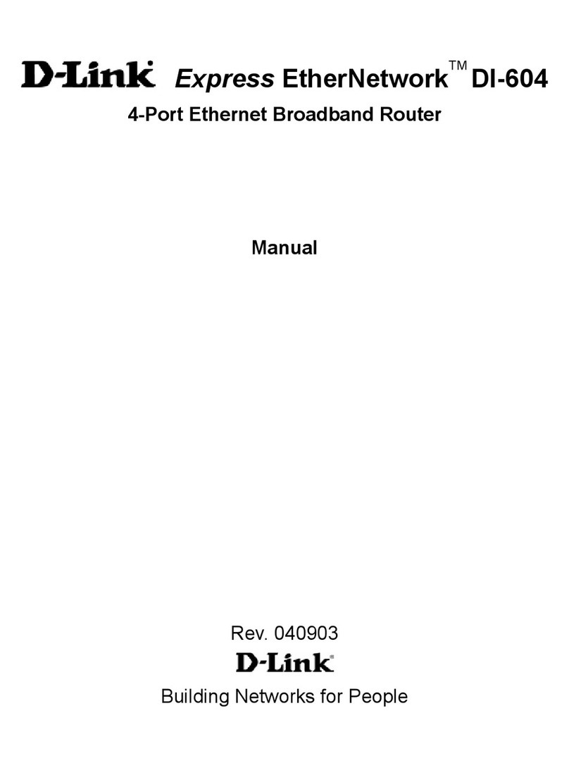D-Link Express EtherNetwork DI-604 User manual