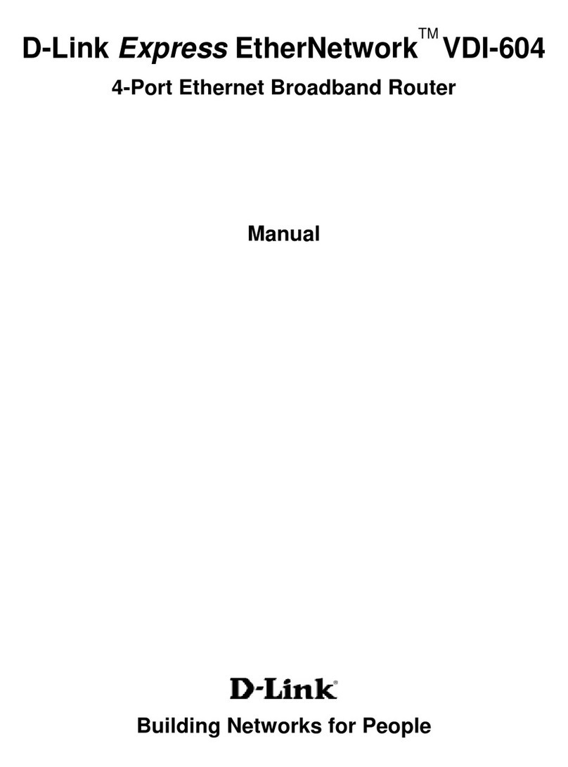D-Link EXPRESS ETHERNETWORK VDI-604 User manual D-Link EXPRESS ETHERNETWORK VDI-604 User manual