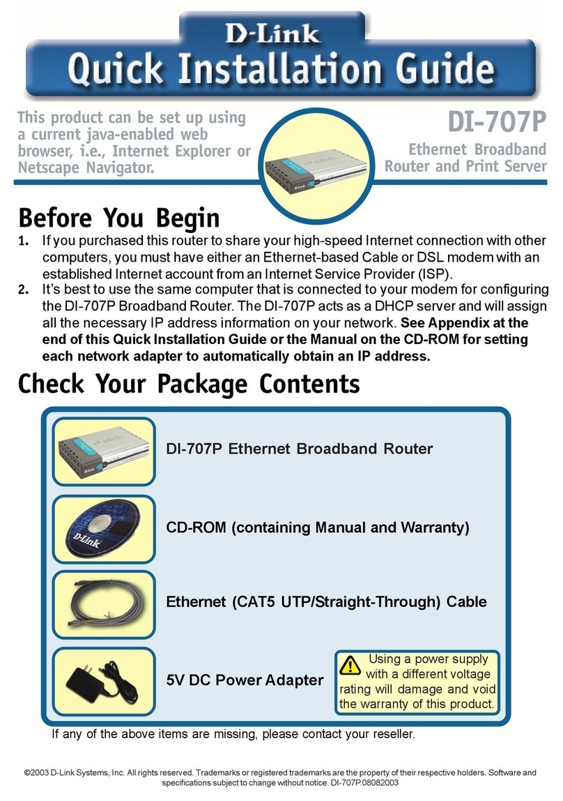 D-Link D DI-707P DI-707P User manual D-Link D DI-707P DI-707P User manual