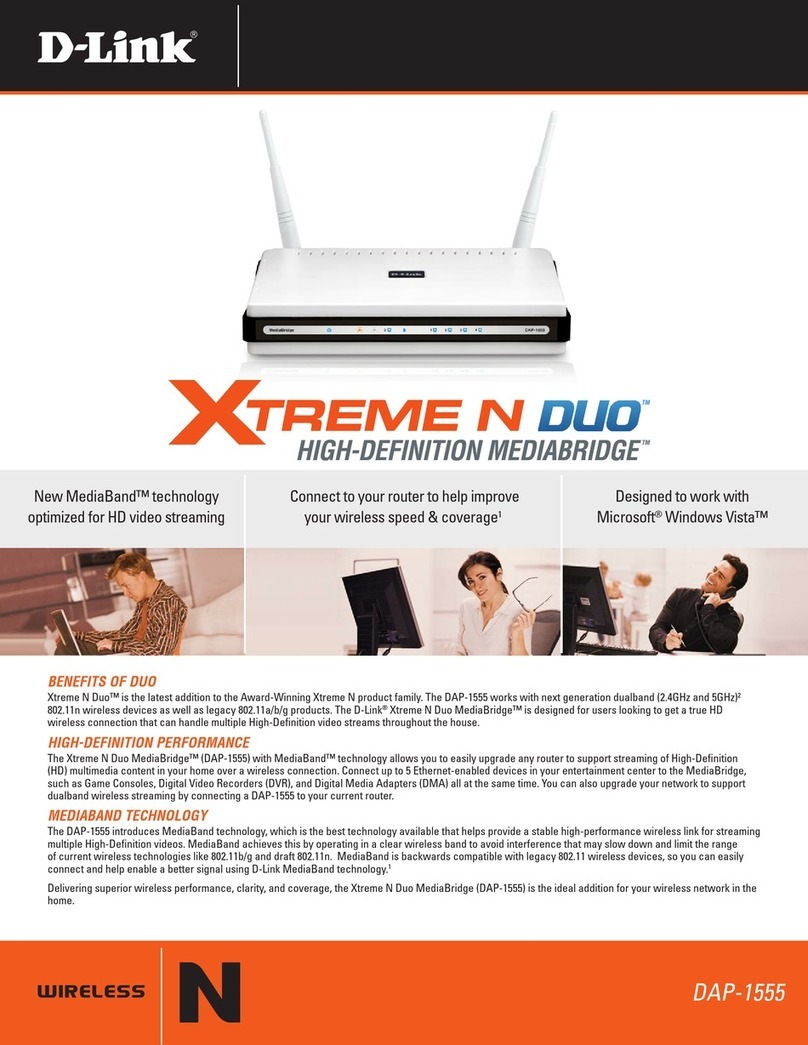 D-Link Xtreme N Duo DAP-1555 User manual