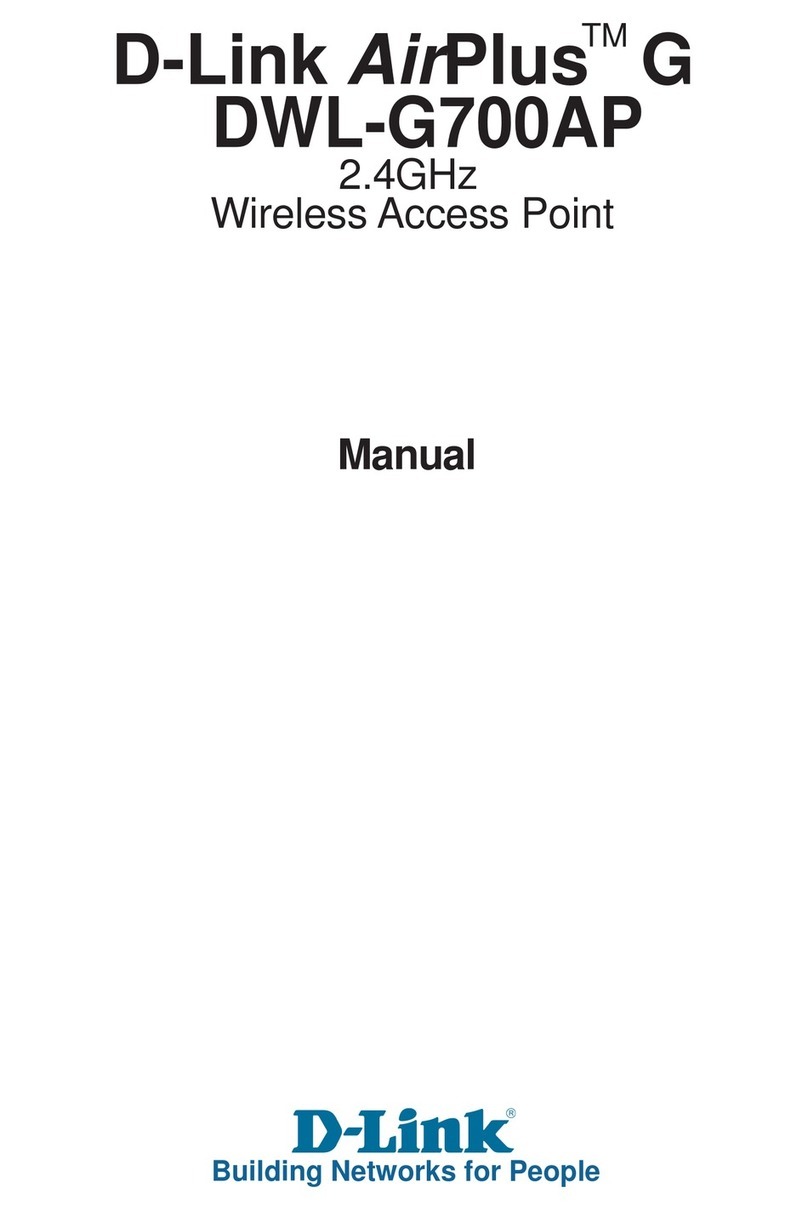 D-Link D DWL-G700AP DWL-G700AP User manual