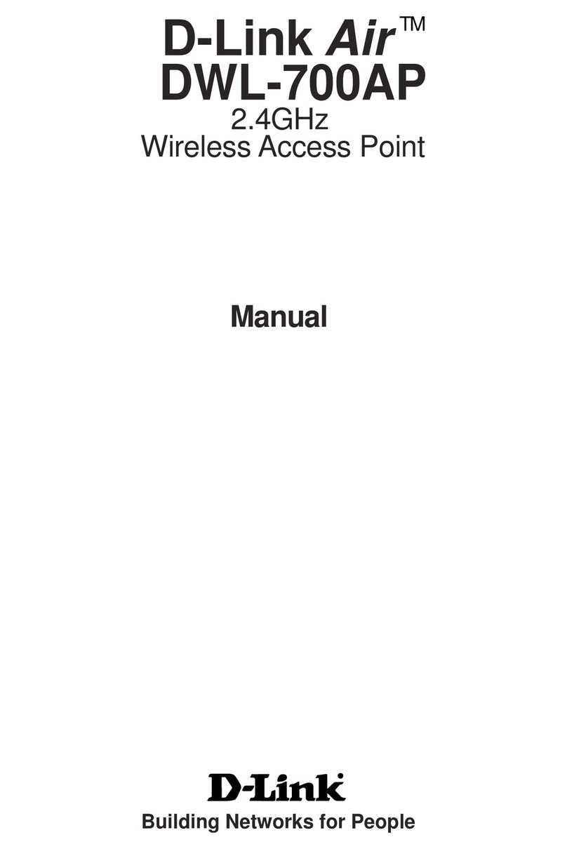 D-Link DWL-700AP - Air - Wireless Bridge User manual D-Link DWL-700AP - Air - Wireless Bridge User manual