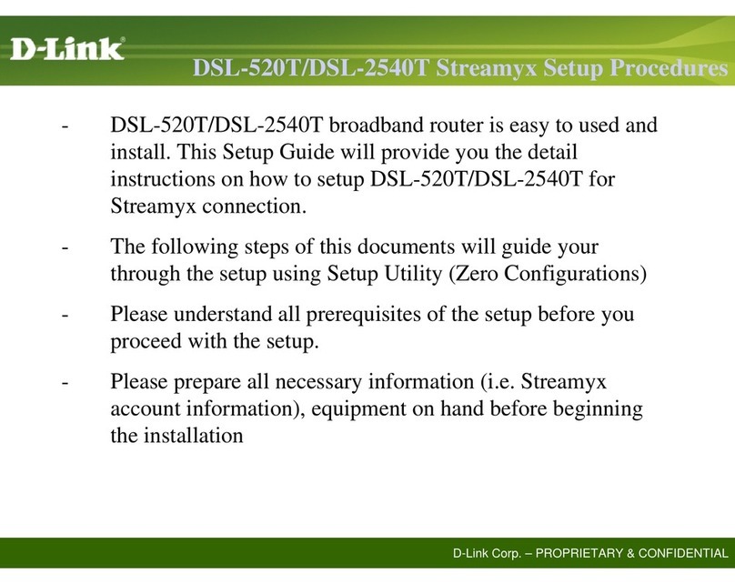 D-Link DSL-2540T Manual D-Link DSL-2540T Manual