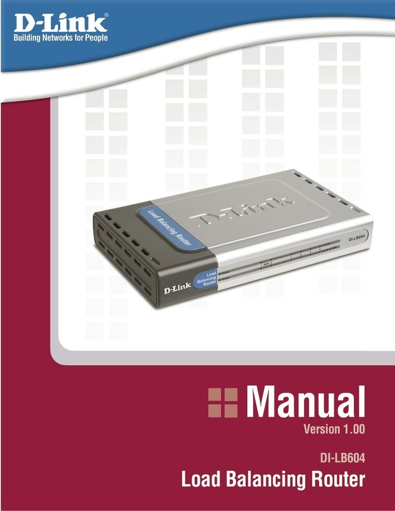 D-Link DI-LB604 - Load Balancing Router User manual