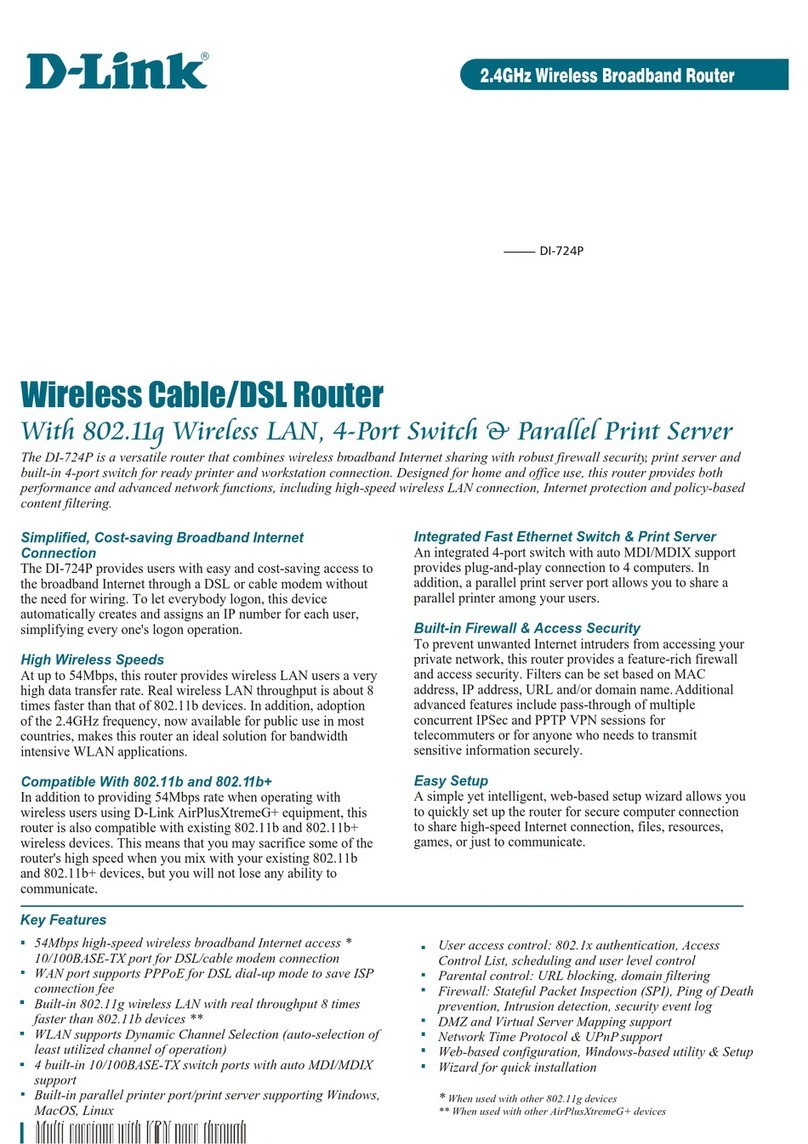 D-Link DI-724P User manual