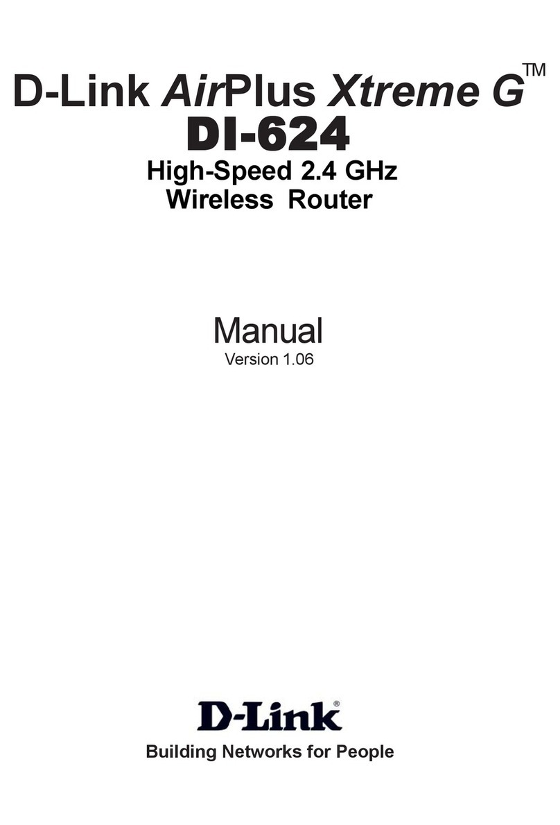 D-Link AirPlusXtremeG DI-624 User manual