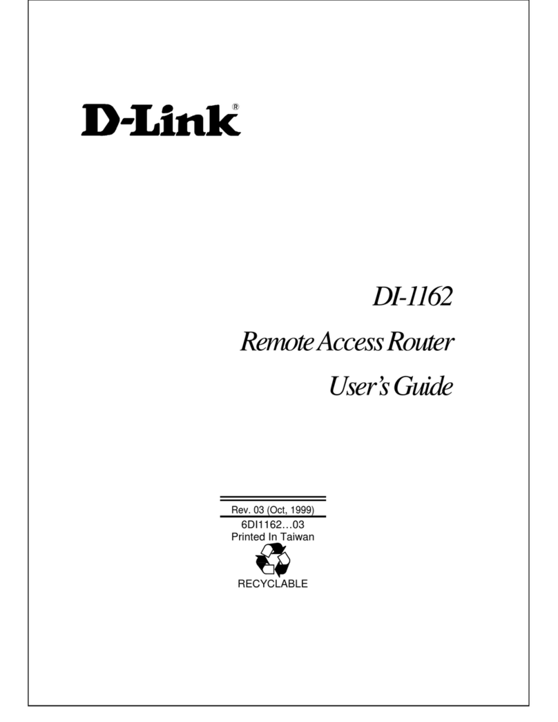 D-Link DI-1162 User manual D-Link DI-1162 User manual