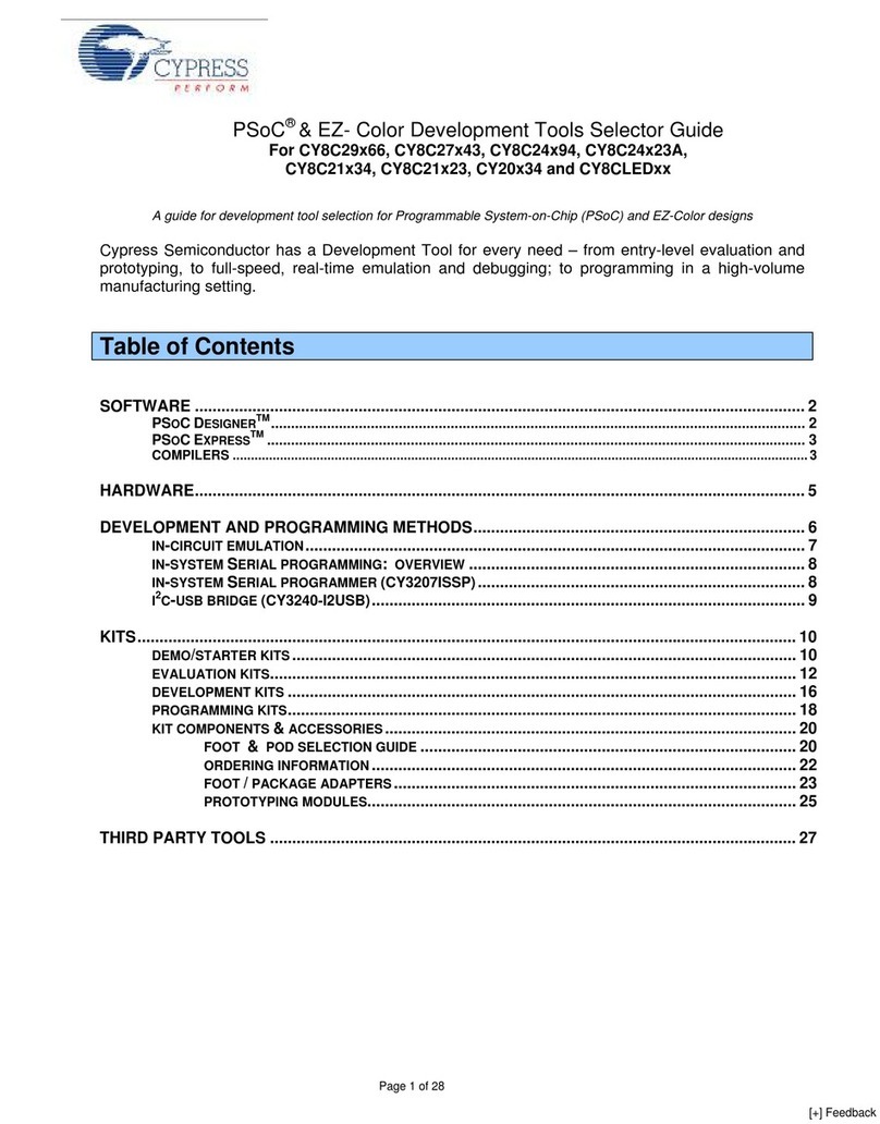 Cypress Semiconductor CY8C24x23A Guide