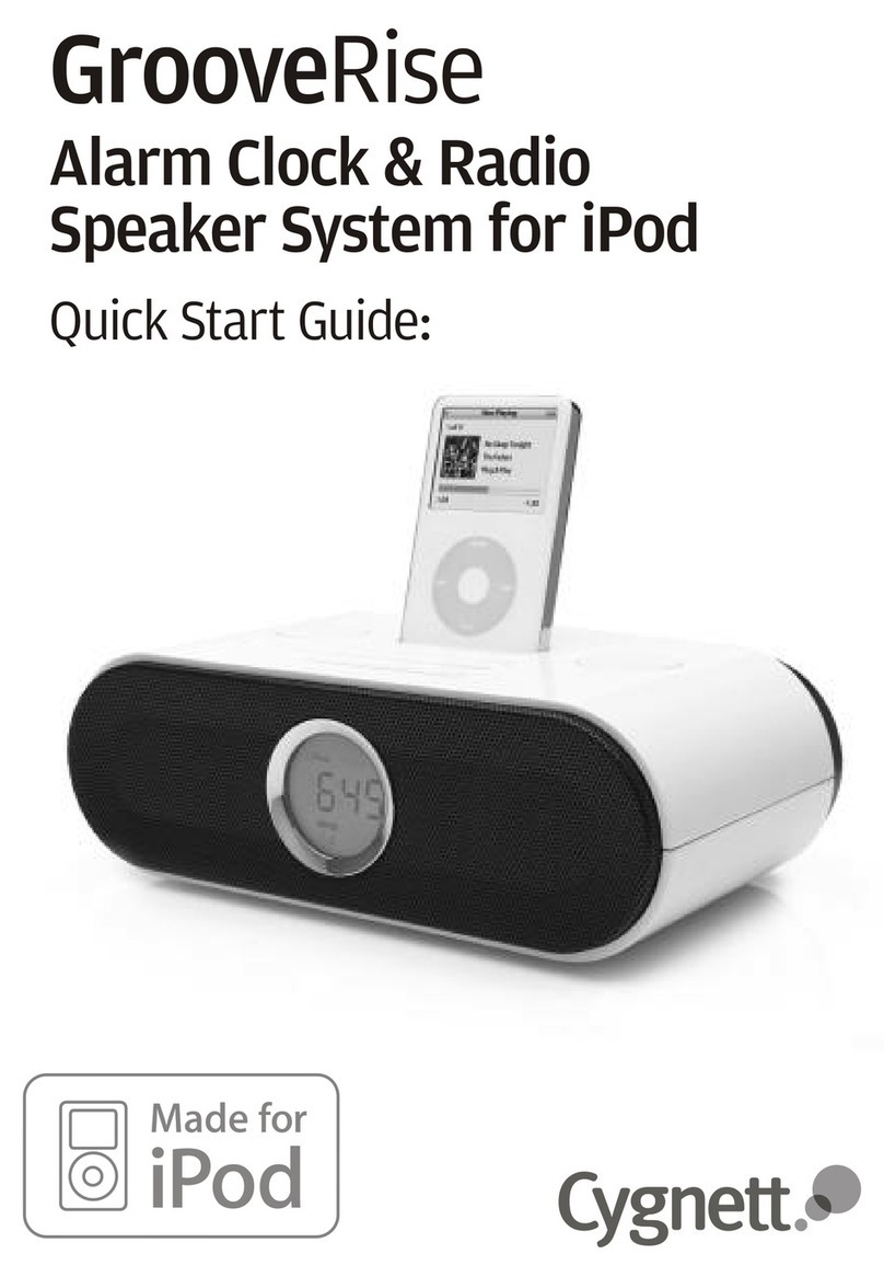 Cygnett iPod Speaker quick start guide