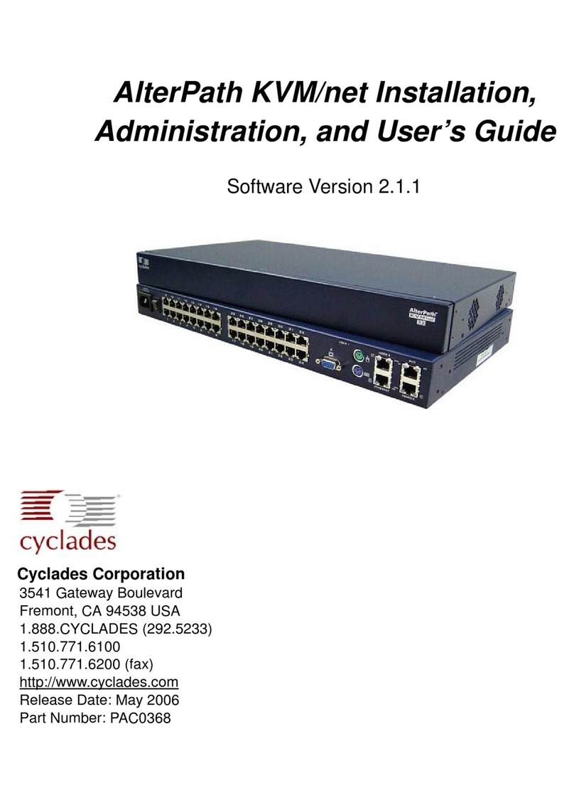 Cyclades User's Guide user guide