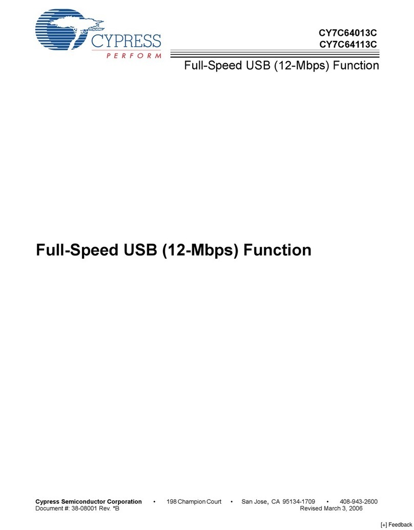 Cypress Semiconductor CY7C64013C User manual