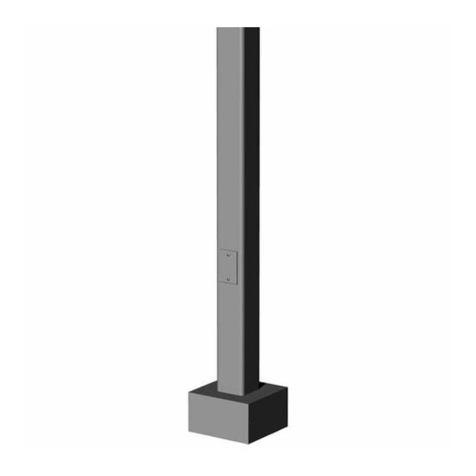 Cooper Lighting Square Straight Aluminum SSA User manual