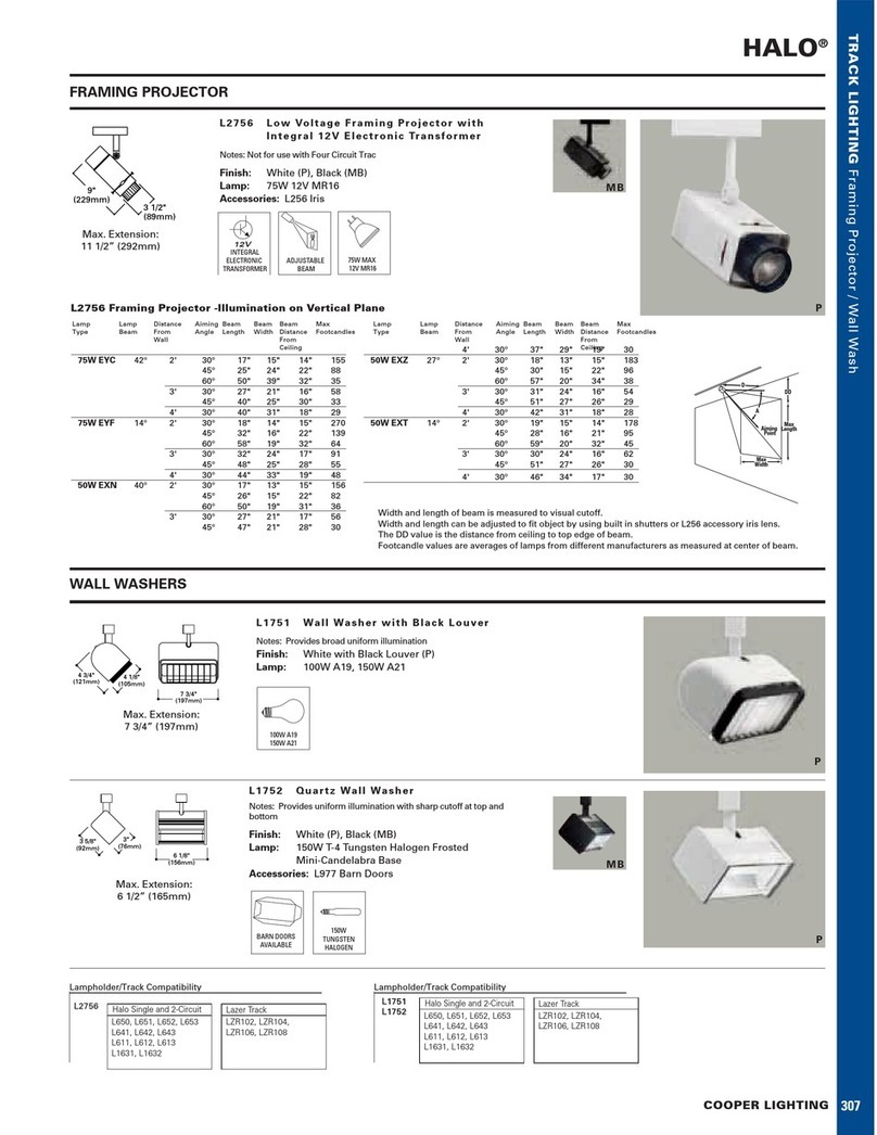 Cooper Lighting Halo L1752 User manual