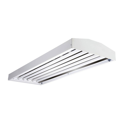 Cooper Lighting Metalux HBOT T8 SERIES User manual