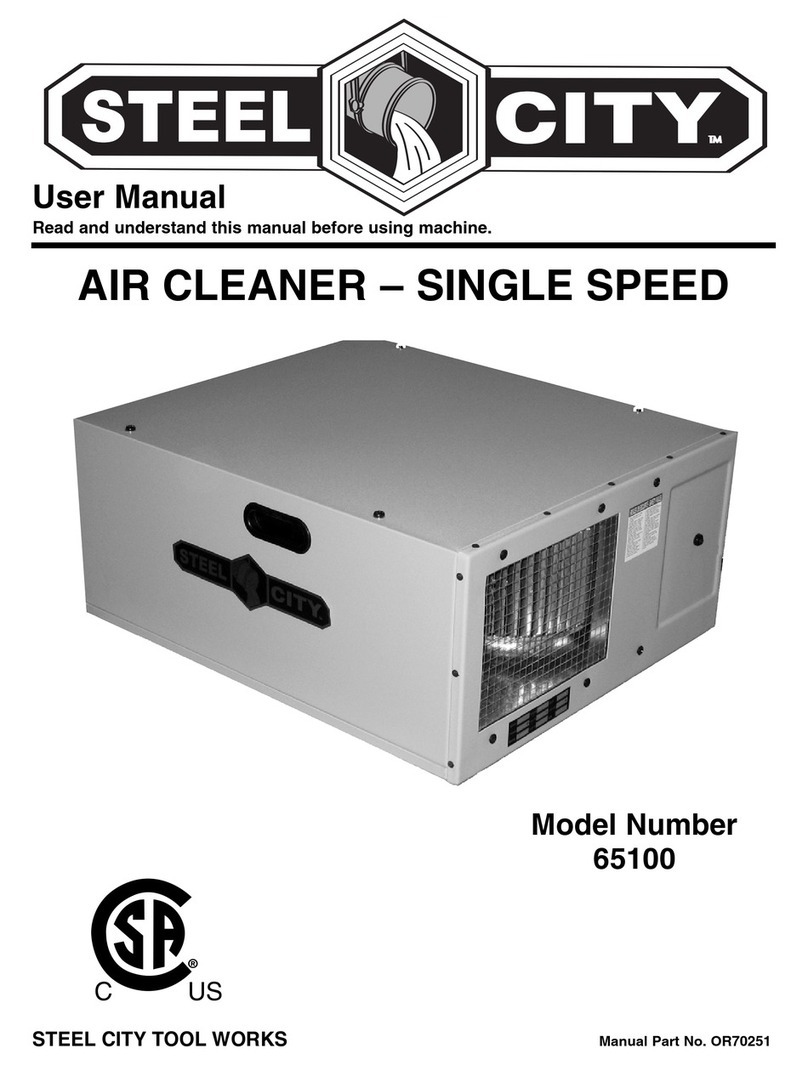 Steel City 65100 user manual