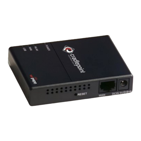 Cradlepoint wipipe CTR350 User manual